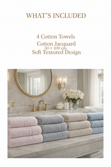 Palette Colors Bath Towels Set