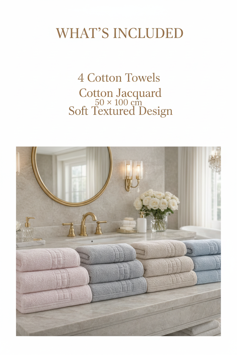 Palette Colors Bath Towels Set