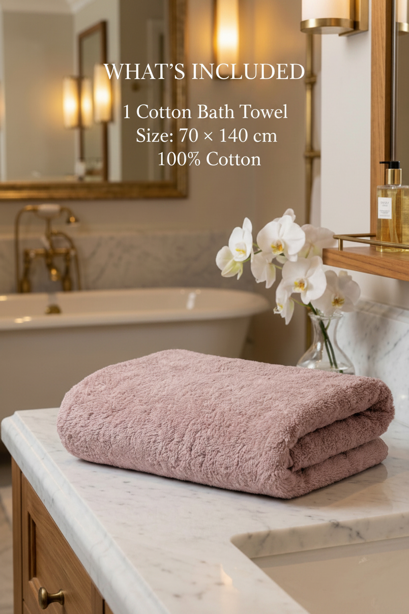 Soft Cotton Bath Towel