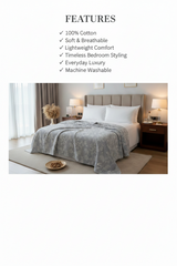 Cotton Coverlet - Double