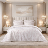 Kids floral cotton bedsheet set from the Core Collection featuring soft breathable fabric and playful modern bedroom styling