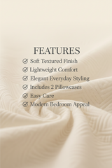 Cotton  Microfiber Coverlet Set