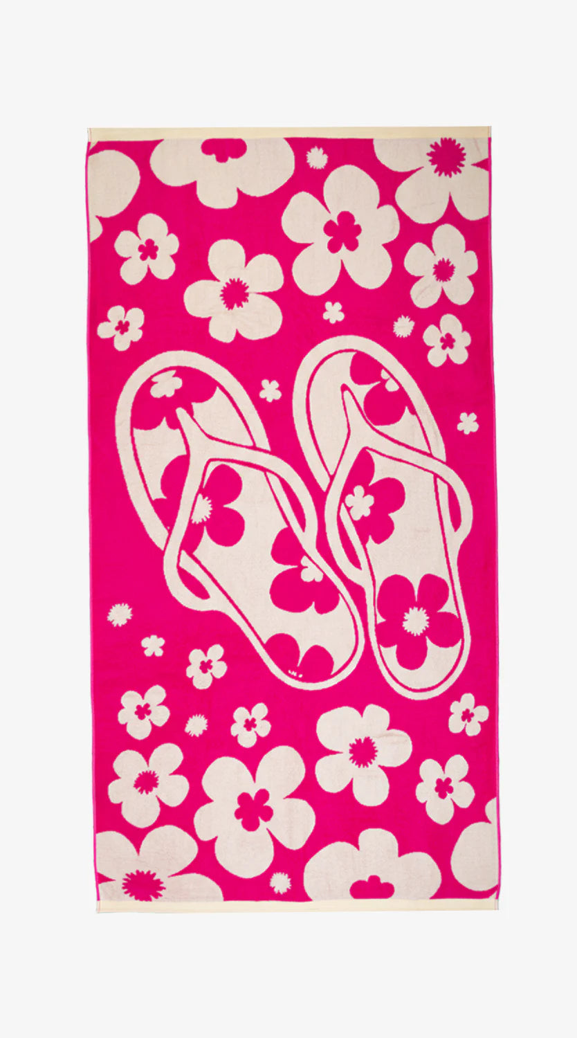 Breezy Slippers Beach Towel
