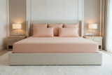 Premium cotton fitted sheet set from the Signature Collection featuring smooth breathable cotton, refined minimalist styling, and elevated everyday comfort