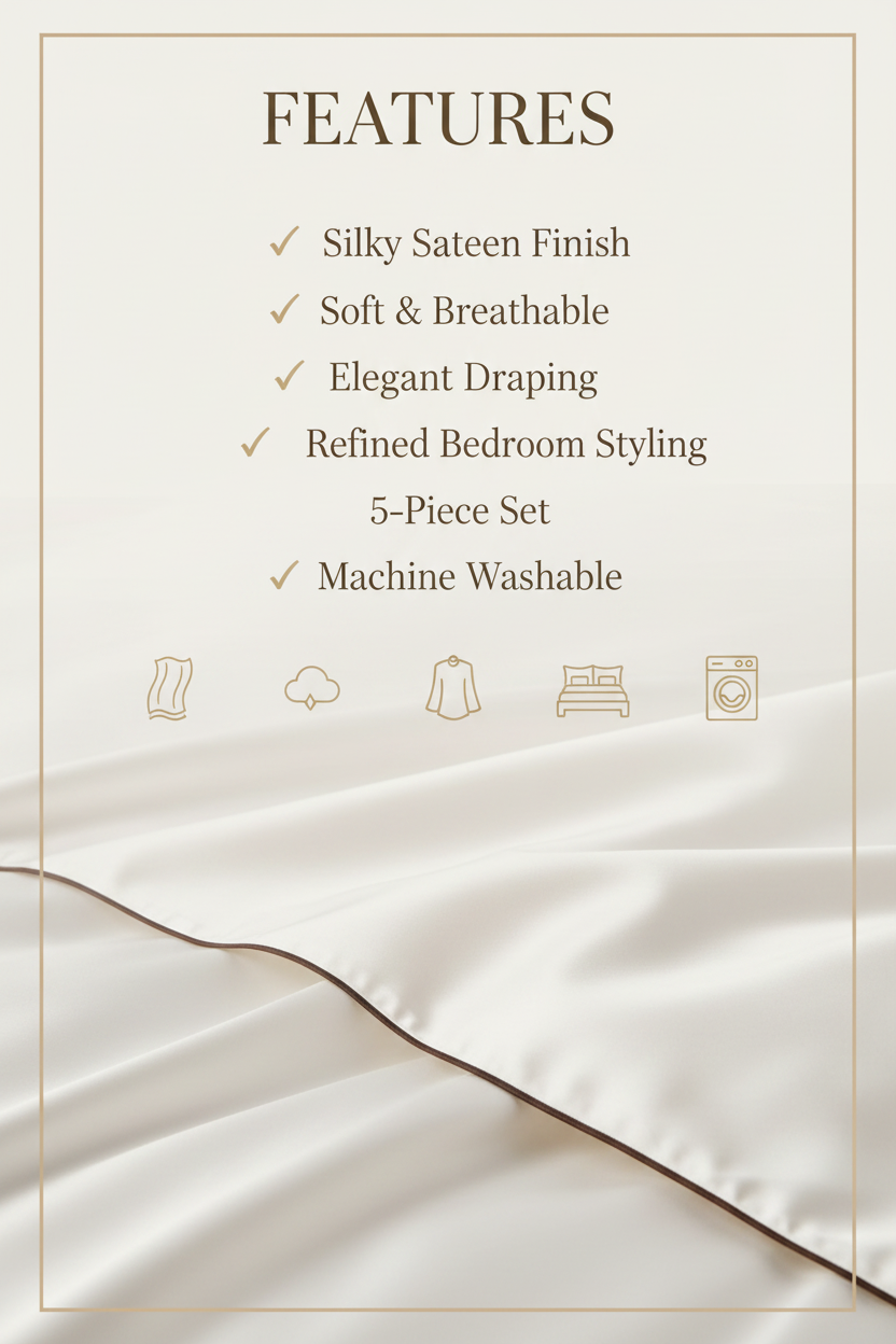 Sateen Bedsheet Set