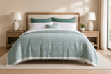 Urban Weave Coverlet Green 