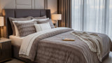 Waffle Blanket Set from the Signature Collection featuring rich waffle texture, plush comfort, and elegant bedroom styling