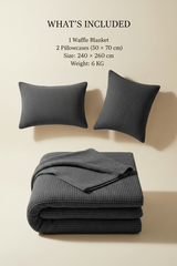 Waffle Blanket Set