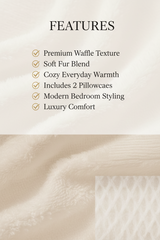 Waffle Blanket Set