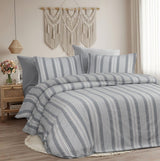 Soft Stipped Cotton Bed sheet Set