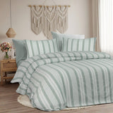 Soft Stipped Cotton Bed sheet Set