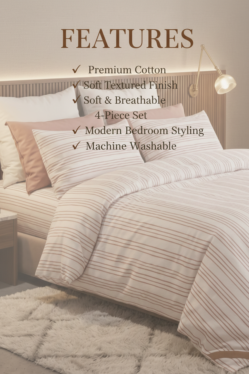 Cotton bed Sheet Set