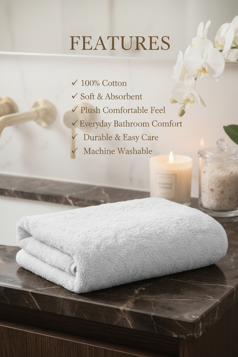Soft Cotton Bath Towel