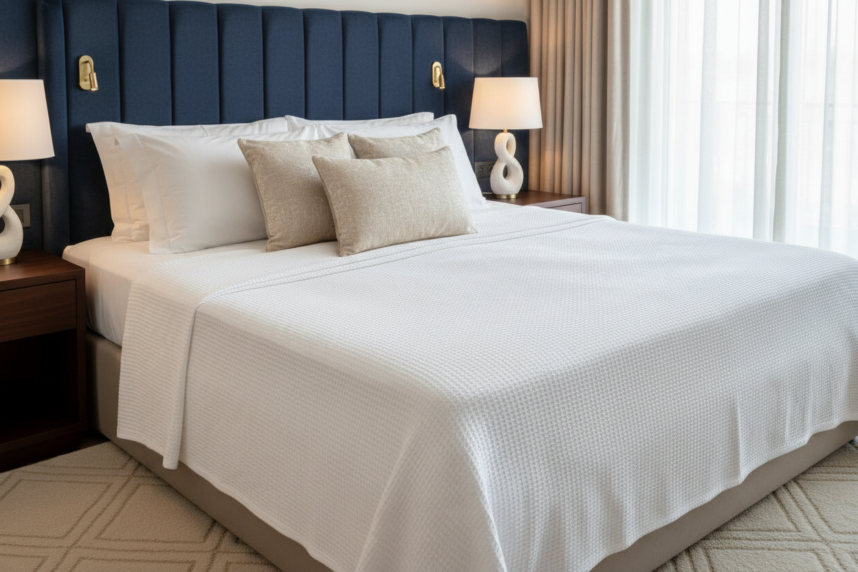 Verona Piqué Coverlet